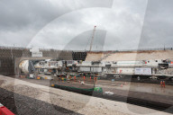 HS2 High-speed railway. Tunnel boring machine(TBM) starts boring through the Chiltern Hills.