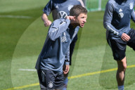 FUSSBALL - Trainingslager der deutschen Nationalmannschaft in Seefeld