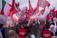 NEWS - Kundgebung der neofaschistischen CasaPound Italia in Rom