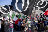 NEWS - Kundgebung der neofaschistischen CasaPound Italia in Rom