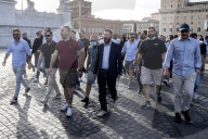 NEWS - Kundgebung der neofaschistischen CasaPound Italia in Rom