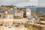 NEWS - G7-Gipfel in Cornwall: Britische Kriegsschiffe sichern den Tagungsort von See her