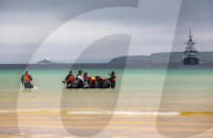 NEWS - G7-Gipfel in Cornwall: Britische Kriegsschiffe sichern den Tagungsort von See her