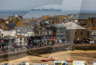 NEWS - G7-Gipfel in Cornwall: Britische Kriegsschiffe sichern den Tagungsort von See her