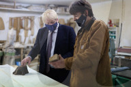The Prime Minister Boris Johnson tours Scott Woyka Furniture