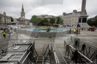 FUSSBALL-EM - Vorbereitungen in  London