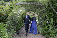 NEWS - G7-Staats- und Regierungschefs mit Partnern beim königlichen Empfang im Eden Project in Cornwall