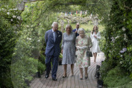 NEWS - G7-Staats- und Regierungschefs mit Partnern beim königlichen Empfang im Eden Project in Cornwall