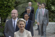 NEWS - G7-Staats- und Regierungschefs mit Partnern beim königlichen Empfang im Eden Project in Cornwall