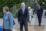 NEWS - G7-Staats- und Regierungschefs mit Partnern beim königlichen Empfang im Eden Project in Cornwall