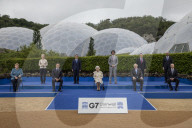 NEWS - G7-Staats- und Regierungschefs mit Partnern beim königlichen Empfang im Eden Project in Cornwall