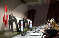 NEWS - Schweizer Bundespräsident Parmelin gibt Pressekonferenz nach Treffen mit US-Präsident Biden