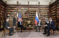 NEWS - Genf: Putin unf Biden begrüssen sich