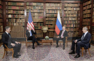 NEWS - Genf: Putin unf Biden begrüssen sich