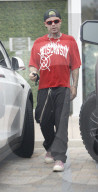 Derek Smith known as Mod Sun, a singer and rapper is seen running errands in Malibu. 