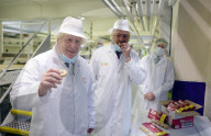 Prime Minister Boris Johnson visits Fox’s Biscuits