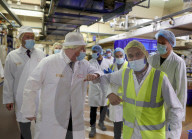 Prime Minister Boris Johnson visits Fox’s Biscuits