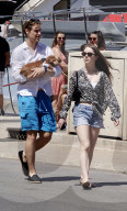 Princess Alexandra of Hanover and Sylvester Strautmann in St Tropez