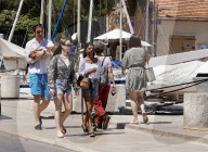 Princess Alexandra of Hanover and Sylvester Strautmann in St Tropez