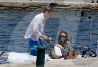 Princess Alexandra of Hanover and Sylvester Strautmann in St Tropez
