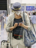 PREMIUM EXCLUSIVE Ben Affleck's Mom Chris Boldt Departs L.A. After Spending Father's Day With Her Son