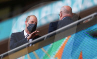 ROYALS - Prinz William am Spiel England gegen Tschechische Republik im Wembley Stadion