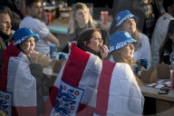 EURO 2020 - Fans in London feiern beim Spiel Tschechische Republik vs England