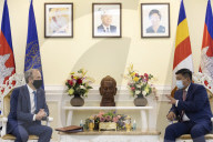Foreign Secretary Dominic Raab meets Cambodian Environment Min