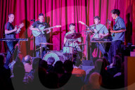Squid the band performing live at The Cornish Bank in Falmouth, Cornwall