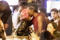 PEOPLE - Rihanna and ASAP Rocky küssen sich beim Date in NYC