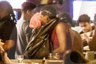 PEOPLE - Rihanna and ASAP Rocky küssen sich beim Date in NYC