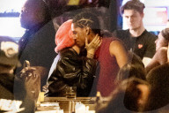 PEOPLE - Rihanna and ASAP Rocky küssen sich beim Date in NYC