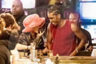 PEOPLE - Rihanna and ASAP Rocky küssen sich beim Date in NYC