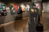 FEATURE - Wenn das Da Vinci wüsste: Die Moona Lisa Statue in der Bristoler Street Art Galerie Vanguard