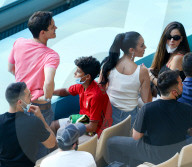 PEOPLE - Cristiano Ronaldos Freundin, Georgina Rodriguez, auf der Tribüne am Spiel Belgien-Portugal