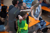 EURO 2020 - Deutsche Fans verfolgen das EM-Spiel England gegen Deutschland auf Mallorca