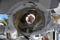 Thomas with spacesuit