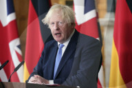 Prime Minister Boris Johnson meets with Chancellor Merkel