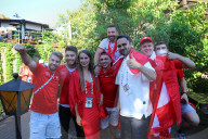EURO 2020 - Viertelfinale: Schweizer Fans in Sankt Petersburg