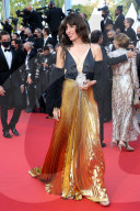 Cannes : red carpet of the opening ceremony arrivals.
