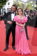 Cannes : red carpet of the opening ceremony arrivals.
