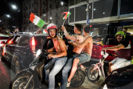 EURO 2020 - Fans in Mailand feiern Sieg Italiens gegen Spanien