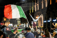 EURO 2020 - Fans in Mailand feiern Sieg Italiens gegen Spanien