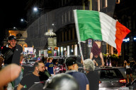 EURO 2020 - Fans in Mailand feiern Sieg Italiens gegen Spanien
