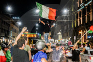 EURO 2020 - Fans in Mailand feiern Sieg Italiens gegen Spanien