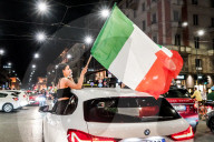 EURO 2020 - Fans in Mailand feiern Sieg Italiens gegen Spanien