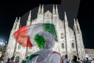 EURO 2020 - Fans in Mailand feiern Sieg Italiens gegen Spanien