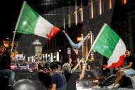 EURO 2020 - Fans in Mailand feiern Sieg Italiens gegen Spanien