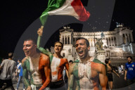 EURO 2020 - Fans in Mailand feiern Sieg Italiens gegen Spanien