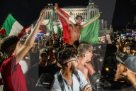 EURO 2020 - Fans in Mailand feiern Sieg Italiens gegen Spanien
